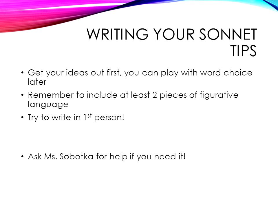5 Handy Tips That Simplify the Art of Writing a Sonnet